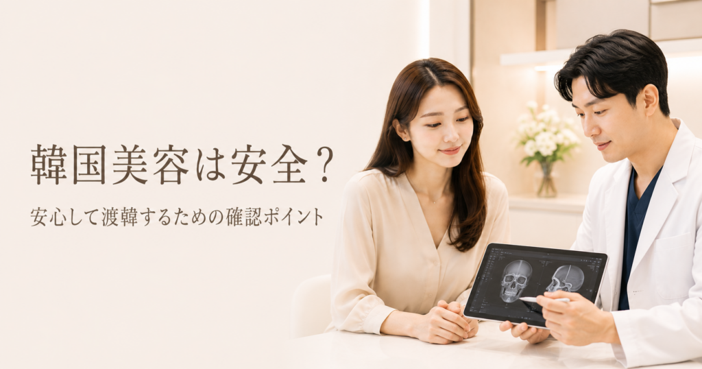韓国美容は安全？｜安心して渡韓するためのクリニック選びと確認ポイント