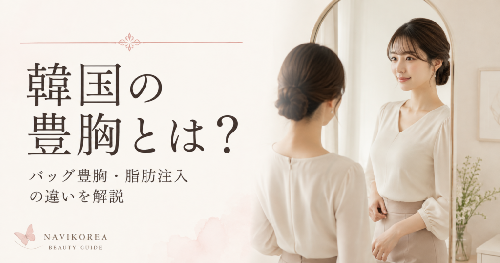 韓国の豊胸とは？｜シリコンバッグ・脂肪注入の違いとダウンタイム