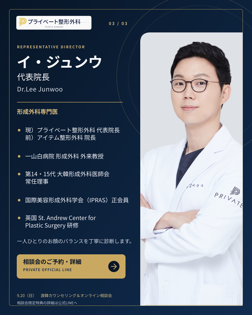 プライベート美容外科 イ・ジュンウ代表院長