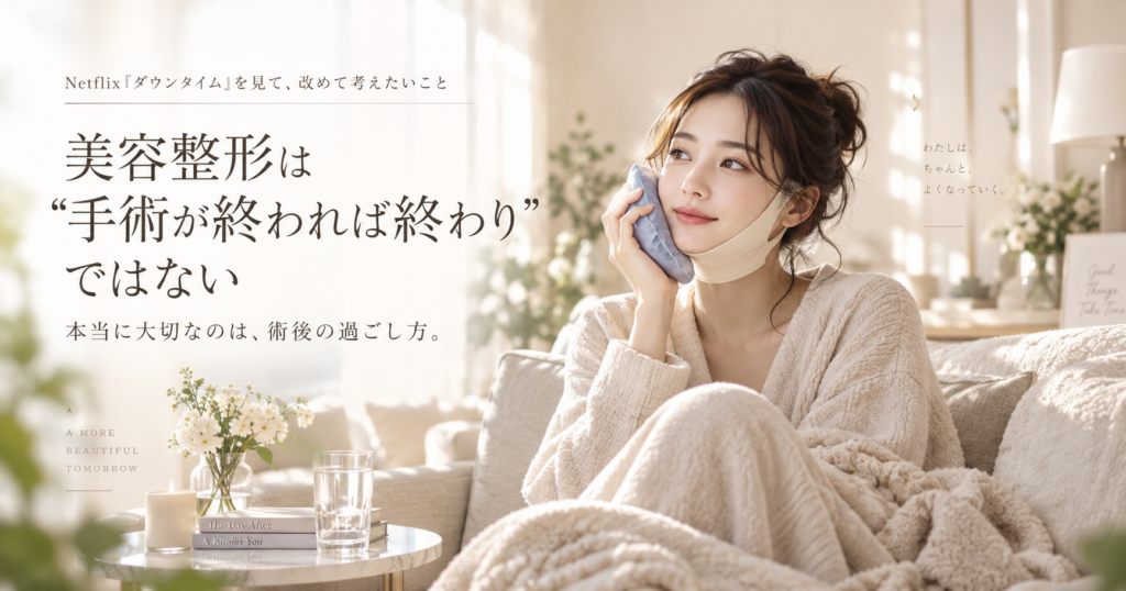 Netflix『ダウンタイム』を見て改めて考える｜美容整形は「手術が終われば終わり」ではない